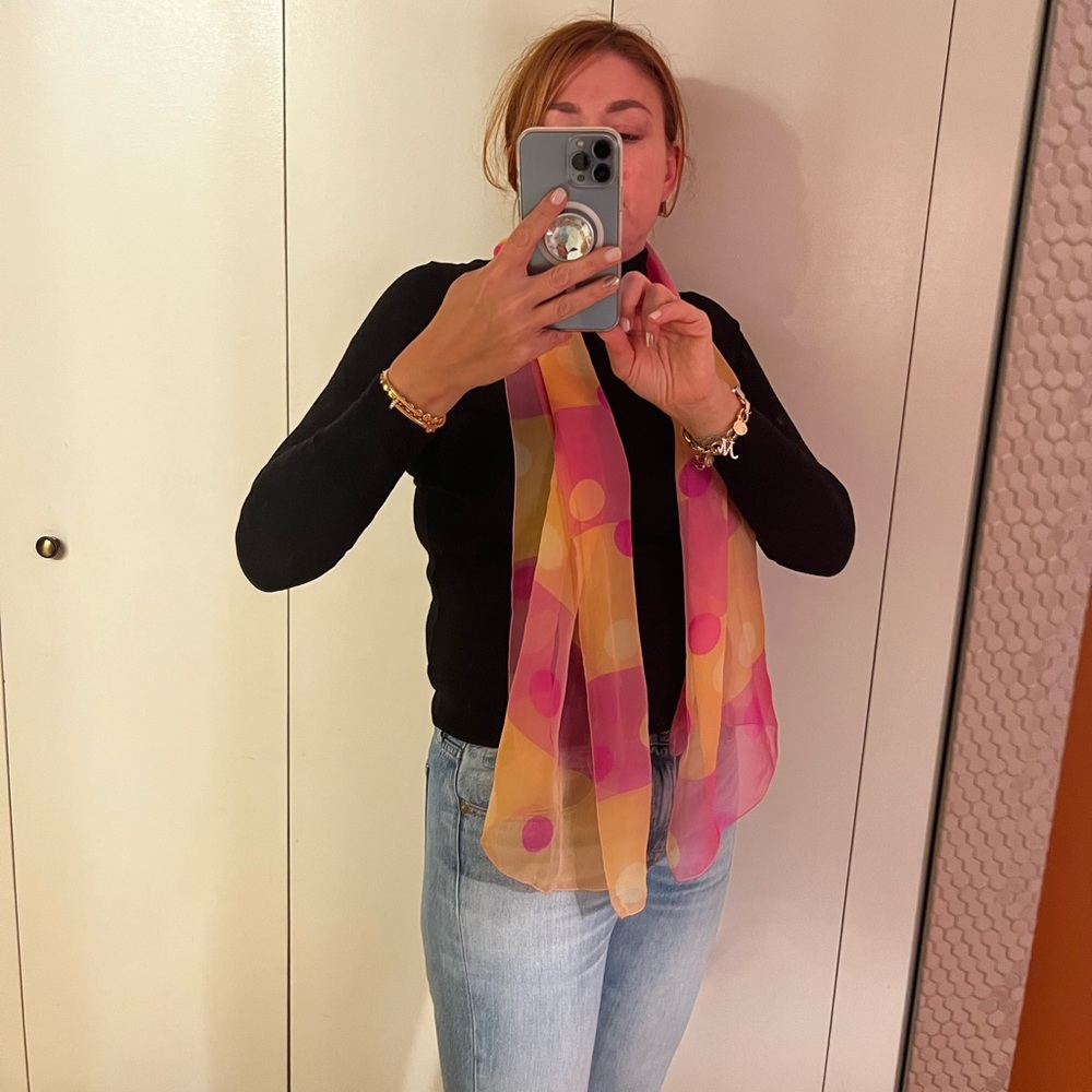 Les Copains Silk scarf